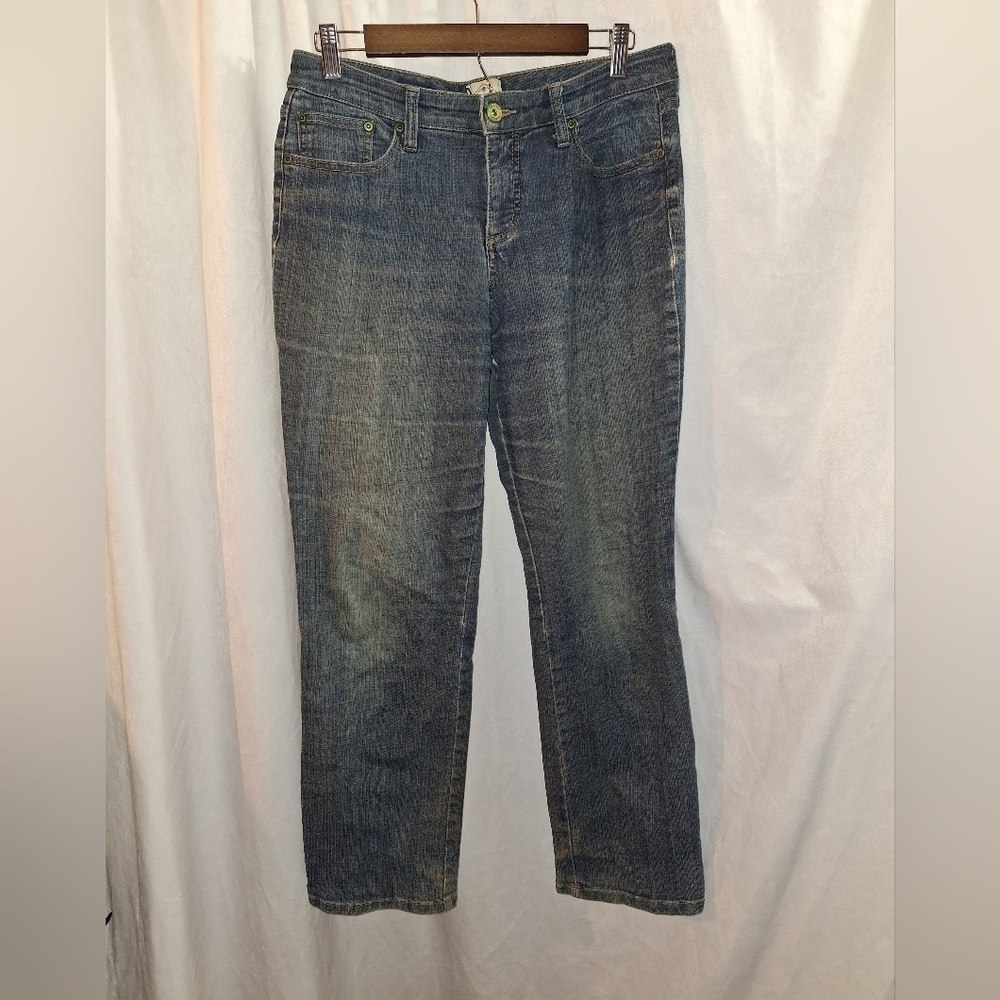 St. John's Bay Blue Slim Jeans Vintage Wash